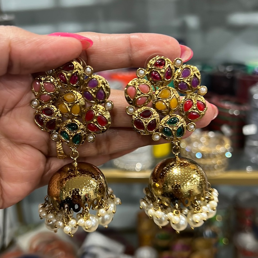 Multicolour jhumki